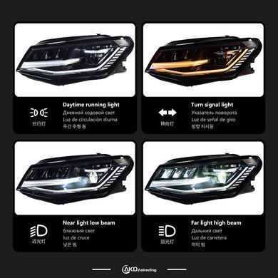 Передние тюнинг лед фары для Volkswagen Caddy 2015-2020 г.в. Волксваген Кади