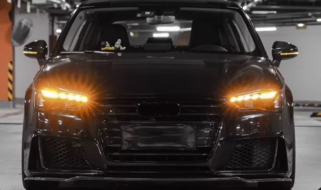 Передние тюнинг лед фары для Audi A3 2013-2016 г.в. Ауди А3, Audi, Альтернативная оптика, A3, Новое, На штатные места, A3 (8V1) 2012-