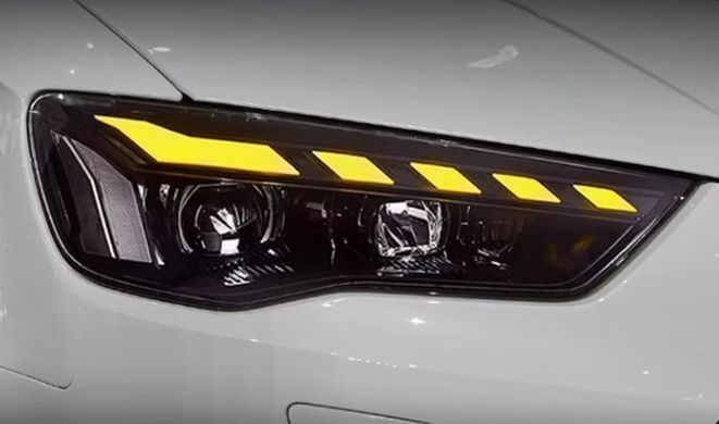 Передние тюнинг лед фары для Audi A3 2013-2016 г.в. Ауди А3, Audi, Альтернативная оптика, A3, Новое, На штатные места, A3 (8V1) 2012-