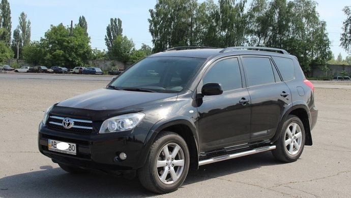 Боковые пороги nhe,f из нержавеющей стали Toyota Rav4 2006-2012 г.в.