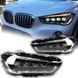 Передние тюнинг лед фары BMW X1 F48 F49 2016-2021 г.в. БМВ Х1, Внешний Тюнинг, BMW, Альтернативная оптика, X1, Новое, На штатные места, X1 (F48) 2016-2021