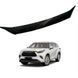 Дефлектор капота для Toyota Highlander 2019- г.в. комплект 6шт Тойота Хайлендер, Черный