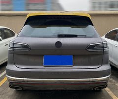 Спойлер кришки багажника для Volkswagen Touareg 2018 р.в., Серый грунт (под покраску), Зовнішній тюнінг, Volkswagen, Спойлер, Требуется, Стеклопластик, Touareg, Новое, На штатные места, Touareg III 2018-