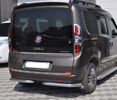 Защита заднего бампера уголки Fiat Doblo nuovo 2015+