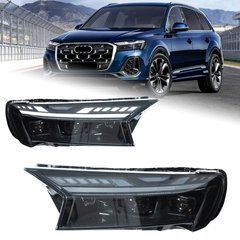Передние тюнинг лед фары для Audi Q7 рестайлинг 2020-2025 г.в. Ауди ку7, Audi, Альтернативная оптика, Q7, Новое, На штатные места, Q7 (4M) 2015-