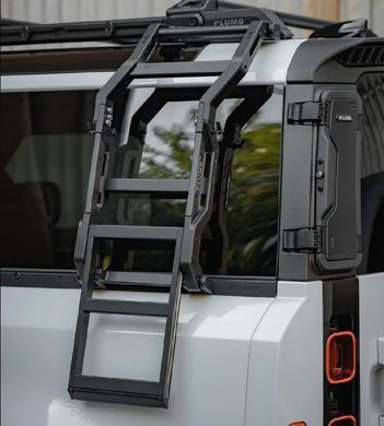 Боковая лестница PLUMB для подъема  Land Rover Defender 2020+ г.в. Дефендер, Черный