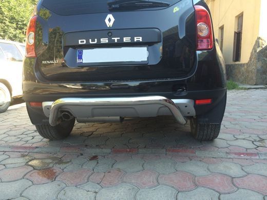 Защита заднего бампера (труба) Renault Duster 2010-2017 Дастер