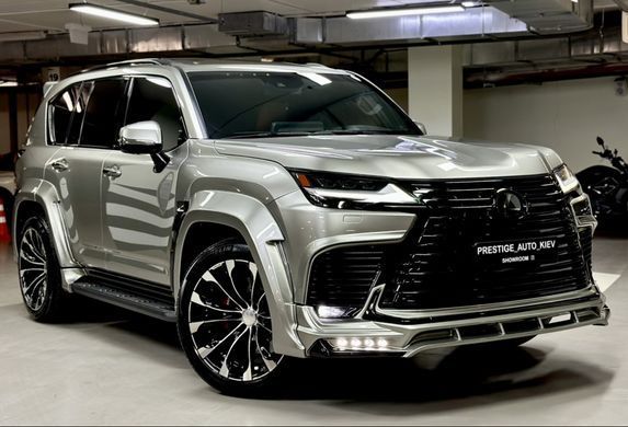 Тюнинг обвес для Lexus LX 600 2021+ г.в. стиль Wald, Серый грунт (под покраску)