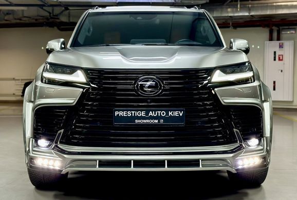 Тюнинг обвес для Lexus LX 600 2021+ г.в. стиль Wald, Серый грунт (под покраску)