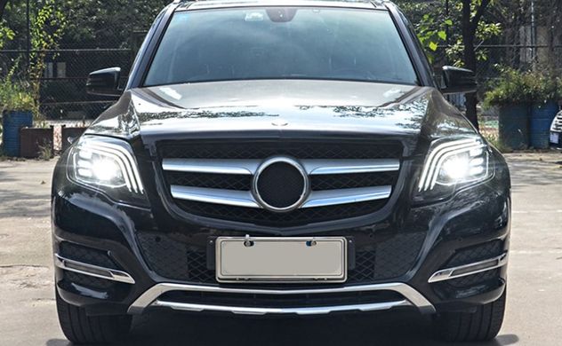 Передні світлодіодні лід фари Mercedes GLK 2008-2012 і 2013-2015 р.в., Черный, Mercedes, Альтернативная оптика, GLK, Новое, На штатные места, GLK-KLASSE (X204) 2008-