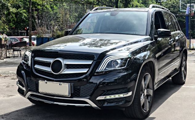 Передні світлодіодні лід фари Mercedes GLK 2008-2012 і 2013-2015 р.в., Черный, Mercedes, Альтернативная оптика, GLK, Новое, На штатные места, GLK-KLASSE (X204) 2008-