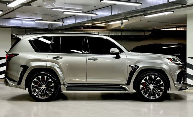 Тюнинг обвес для Lexus LX 600 2021+ г.в. стиль Wald, Серый грунт (под покраску)