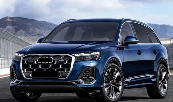 Передние тюнинг лед фары для Audi Q7 рестайлинг 2020-2025 г.в. Ауди ку7, Audi, Альтернативная оптика, Q7, Новое, На штатные места, Q7 (4M) 2015-