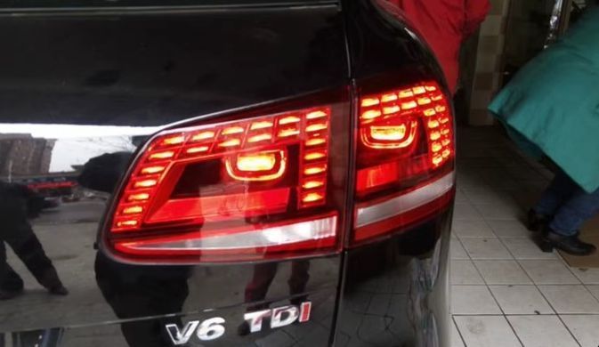 Задні тюнінг лед фонарі Volkswagen Touareg 2011-2018 р.в. Волксваген Туарег, Volkswagen, Альтернативная оптика, Touareg, Новое, На штатные места