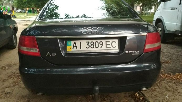 Спойлер багажника ( сабля, лип спойлер, утиный хвостик) Audi A6 C6 2004-2011 г.в. ABS пластик
