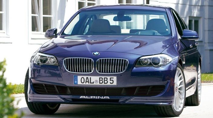 Накладка на передний бампер BMW F10 \ F11 2010+ г.в. стиль Alpina