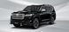 Тюнинг обвес накладки на бампера Toyota LC300 Land Cruiser 2021+ г.в. Modellista v2, Черный