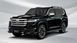 Тюнинг обвес накладки на бампера Toyota LC300 Land Cruiser 2021+ г.в. Modellista v2, Черный