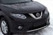 Накладки на передние фары (реснички) Nissan X-trail \ Rogue 2014-2016 г.в. , Черный, Внешний Тюнинг, Nissan, Декоративные накладки, По желанию, ABS-пластик, X-Trail, Новое, На штатные места, X-TRAIL (T32) 2014-