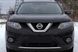 Накладки на передние фары (реснички) Nissan X-trail \ Rogue 2014-2016 г.в. , Черный, Внешний Тюнинг, Nissan, Декоративные накладки, По желанию, ABS-пластик, X-Trail, Новое, На штатные места, X-TRAIL (T32) 2014-