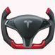Спортивне кермо Tesla Model 3 Yoke X S Y, Деталі салону, Tesla, Натуральная кожа, Новое, На штатные места