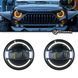 Передні лед фари для Jeep Wrangler 2007-2017 р.в. Джип Вранглер, Jeep, Альтернативная оптика, Новое, На штатные места
