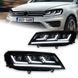 Передні лед фари для  Volkswagen Touareg 2015-2018 г.в. Туарег, Черный, Volkswagen, Альтернативная оптика, Touareg, Новое, TOUAREG (7P5) 2010-