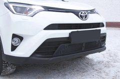 Защитная сетка решетки переднего бампера Toyota Rav4 2015+ г.в. Тойота Рав4