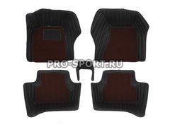 Коврики 3D VIP класса на липучках Audi A7 `11+ г.в.