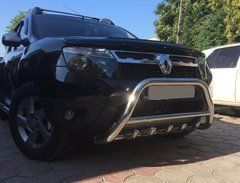 Защита переднего бампера (кенгурятник, бугель, дуга) Renault Duster 2010-2017