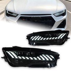 Передние тюнинг лед фары для Audi A7 2011-2018 г.в. Ауди А7, Audi, Альтернативная оптика, A7, Новое, На штатные места