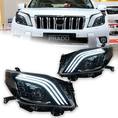 Тюнинг лед фары Toyota Prado 150 2010-2013 г.в. Тойота Прадо