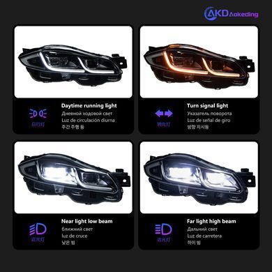Передні лед фари для Jaguar XJ 2009-2019 р.в. Ягуар, Jaguar, Альтернативная оптика, Новое, На штатные места