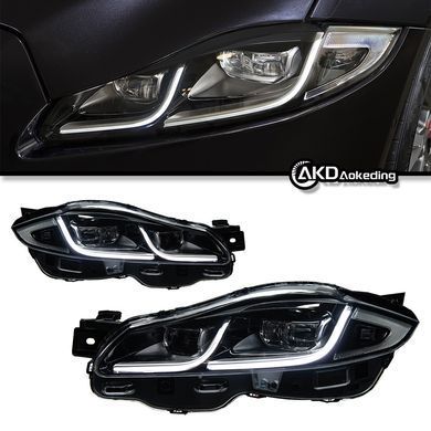 Передні лед фари для Jaguar XJ 2009-2019 р.в. Ягуар, Jaguar, Альтернативная оптика, Новое, На штатные места