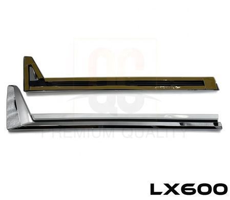 Молдинги на двери для Lexus LX600 2021+ г.в. Лексус ЛХ600