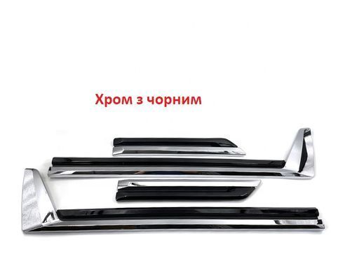 Молдинги на двери для Lexus LX600 2021+ г.в. Лексус ЛХ600