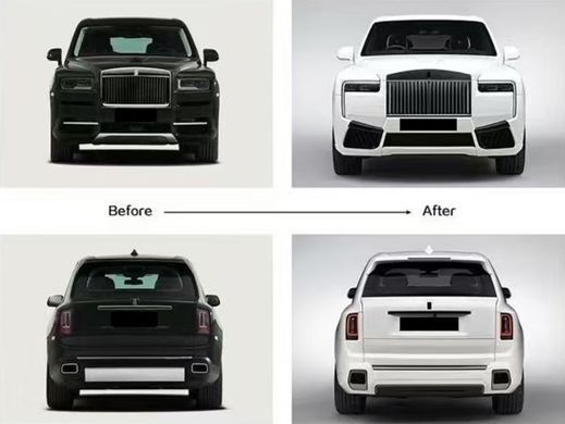 Рестайлинг обвес для Rolls Royce Cullinan в 2025 год, Серый грунт (под покраску)
