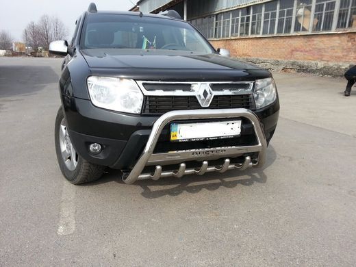 Захист переднього бампера (кенгурятник, бугель, дуга) Renault Duster 2010-2017