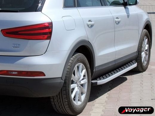 Боковые пороги "BlackLine" Audi Q5 2008+ Ауди кью5