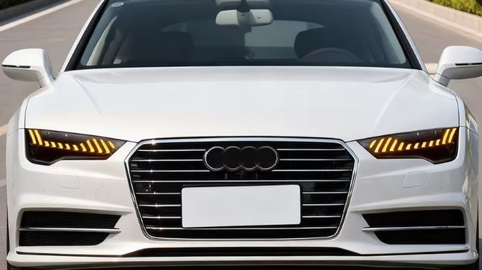 Передні тюнінг лед фари для Audi A7 2011-2018 г.в. Ауді А7, Audi, Альтернативная оптика, A7, Новое, На штатные места