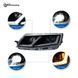 Передні лед фари для Skoda Octavia A7 2013-2017 г.в. Шкода Октавиа, Черный, Skoda, Альтернативная оптика, Octavia, Новое, На штатные места, OCTAVIA (5E3) 2012-