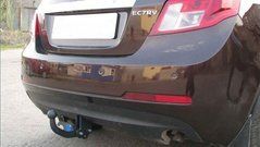 Прицепное устройство (Фаркоп) со сьемным крюком GEELY Emgrand EC-7 RV хетч 2012+ г.в.
