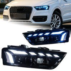 Передні лед фари Audi Q3 2012-2015 р.в. Ауді ку3, Audi, Альтернативная оптика, Q3, Новое, На штатные места, Q3 (8U) 2011-