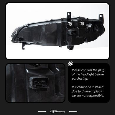Передні тюнинг лед фари для BMW X6 2007-2014 р.в. БМВ Х6, BMW, Альтернативная оптика, X6, Новое, На штатные места, X6 (E71, E72) 2008-