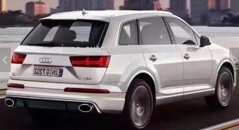 Передний бампер и задняя накладка Audi Q7 2015+ г.в. в стиле RS , Audi, Комплект обвеса, Требуется, Полипропилен, Q7, Новое, На штатные места, Q7 (4M) 2015-