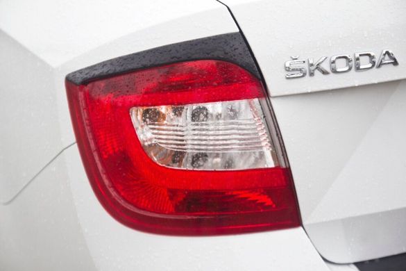 Реснички на задние фонари Skoda Rapid 2012+ г.в. Шкода Рапид