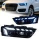 Передні лед фари Audi Q3 2012-2015 р.в. Ауді ку3, Audi, Альтернативная оптика, Q3, Новое, На штатные места, Q3 (8U) 2011-