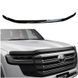 Дефлектор капота Toyota LC300 Land Cruiser 2021+ г.в., Черный