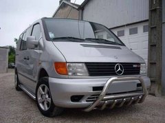 Защита переднего бампера (кенгурятник, бугель, дуга) Mercedes Vito 638