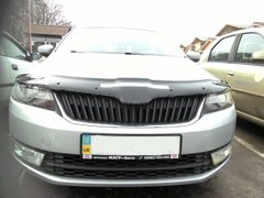 Дефлектор капота (мухобійка) Skoda Rapid 2012-2019 р.в. Шкода Рапід